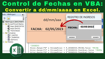 Cómo Controlar el Formato de Fechas en VBA y convertirlo a dd/mm/aaaa en Excel