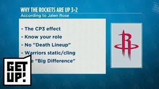 Jalen Rose: Why Rockets are beating Warriors 3-2 in Western Conference finals | Get Up! | ESPN