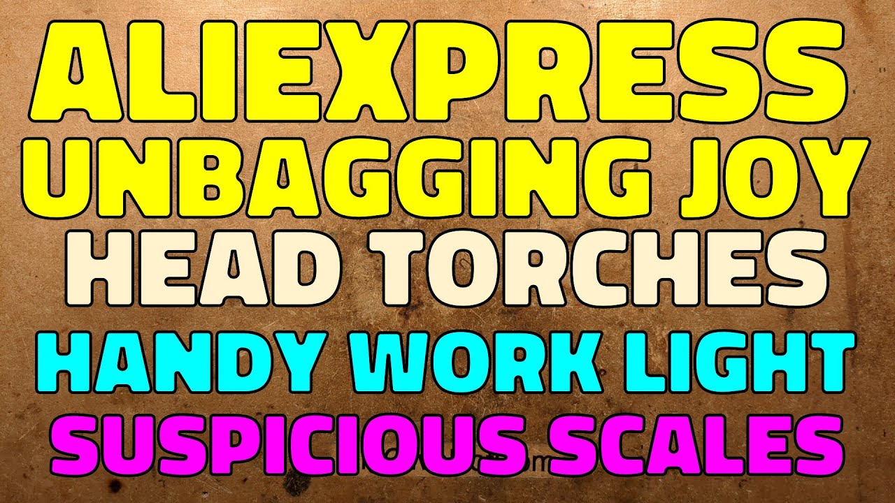 Подарки с AliExpress: налобные фонари, светодиодное пламя и подозрительные весы.