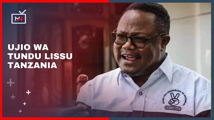 LIVE: MAPOKEZI YA TUNDU LISSU, MAKAMU MWENYEKITI CHADEMA