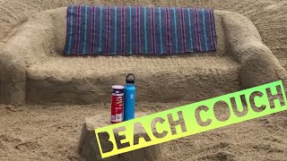 Beach Couch Beach Chairs In The Sand