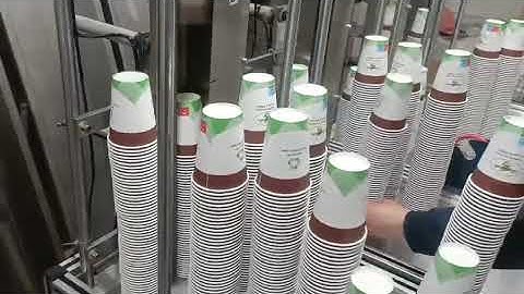 GOOD brand servo motor driven high speed paper cup machine working in Moldova #papercupmachine