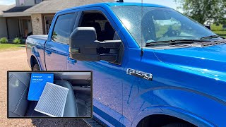 How To Change Cabin Air Filter Ford F150 2015-2021
