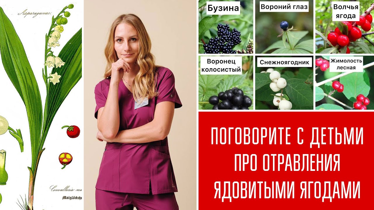 Осторожно: ядовитые ягоды! Действия при отравлении и советы.