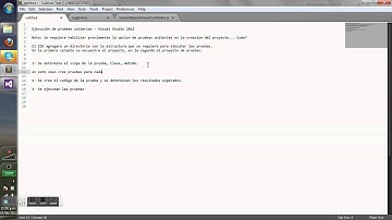 Ejecucion de pruebas unitarias Visual studio 2012