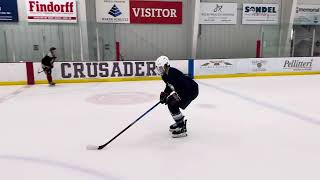 Hockey Rehab C Cut to Stride Hold