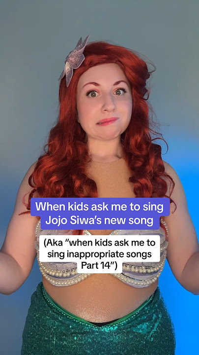 When kids ask me to sing Jojo Siwa’s new song #jojosiwa #inappropriate #storytime #shorts