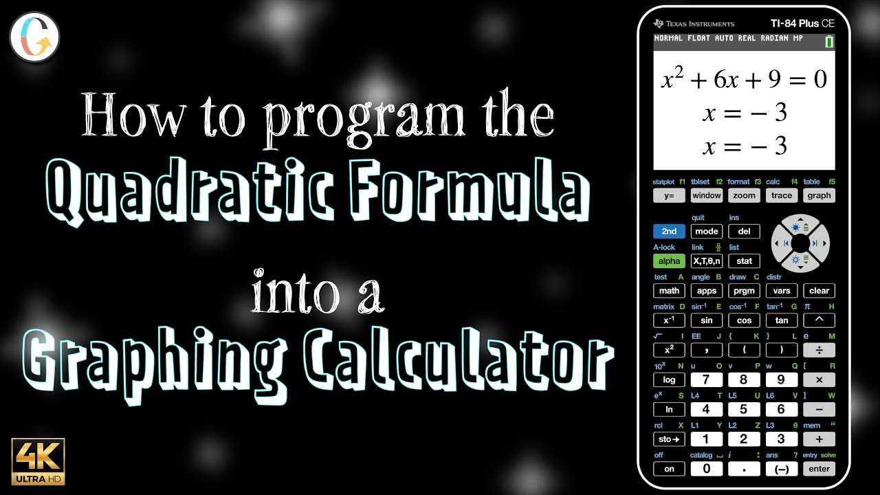 Summary of TI 84 Plus CE Solving Quadratic Equations with the