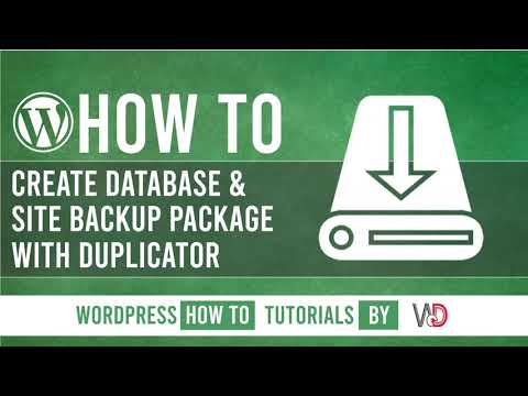 Create WordPress Database & Site Backup Package with Duplicator Plugin | WordPress Howto Tutorials