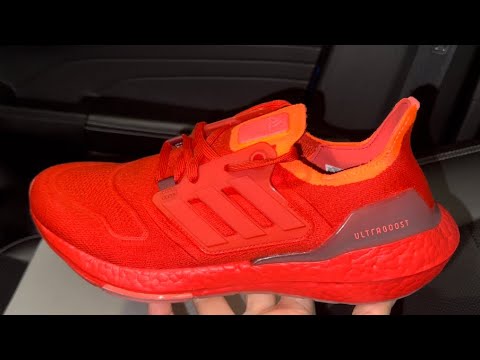 Adidas Ultraboost 22 Vivid Red Mens Running shoes