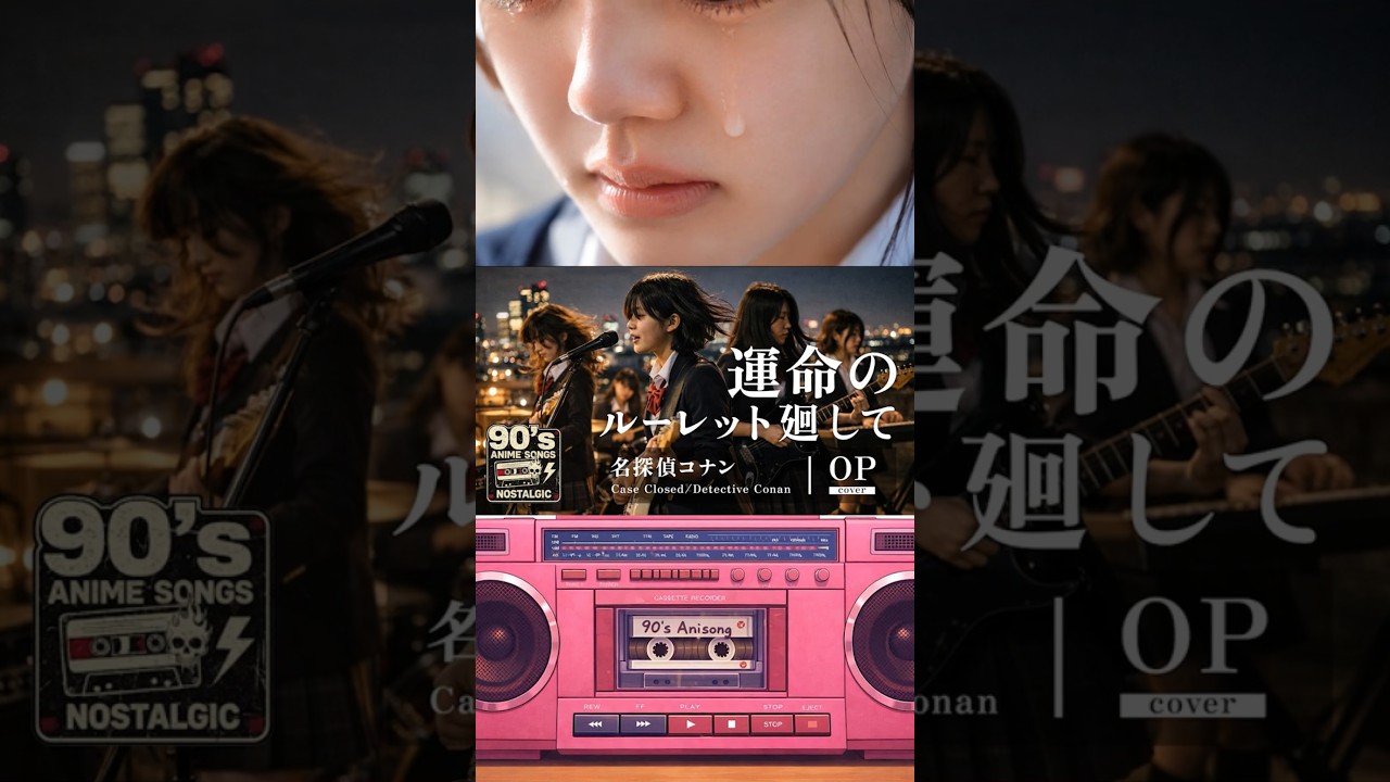 【ZARD】運命のルーレット廻してを女子高生バンドAIでロックアレンジしてみた！90年代アニソン #ZARD #AIカバー