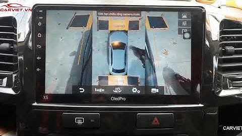 Màn hình dvd android tích hợp camera 360 Oledpro X5s lắp đặt trên Fortuner|Carviet.net
