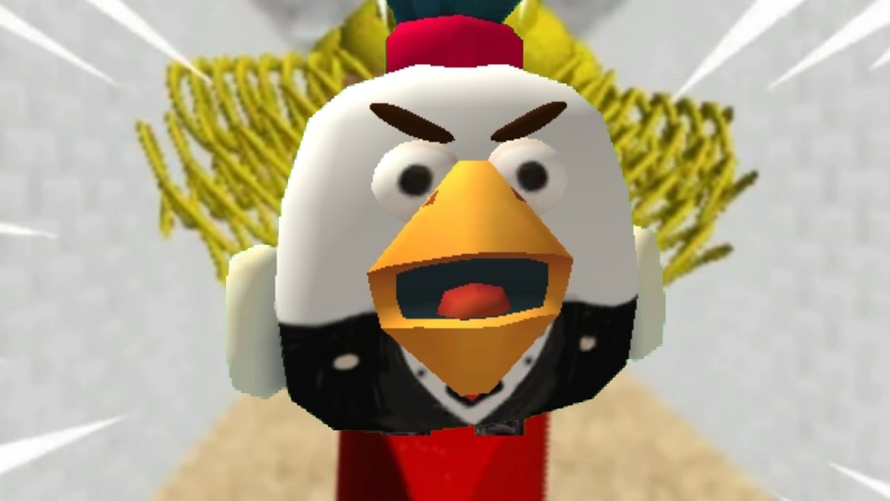 Mrs. pomp chicken from baldi's basics be like - YouTube