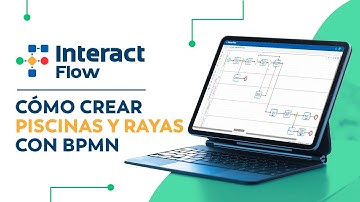 Interact Flow | Cómo crear piscinas y rayas con BPMN