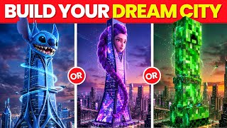 Build Your Dream City 🏢 | Fun City Building Challenge | Quiz Tiggy