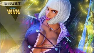Sfv costume showcase on mysterious Cove - Laura wearing Crossover Costume Gloria -  Color 06