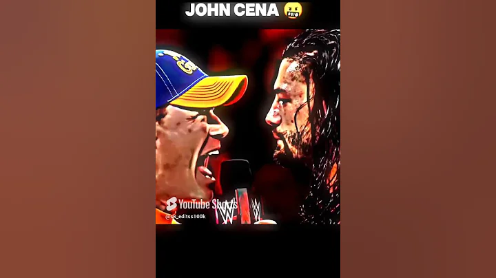 ROMAN REIGNS Vs John Cena 🗿 #romanreings #johncena #johncenavsromanreigns #shorts #shortsfeed #wwe