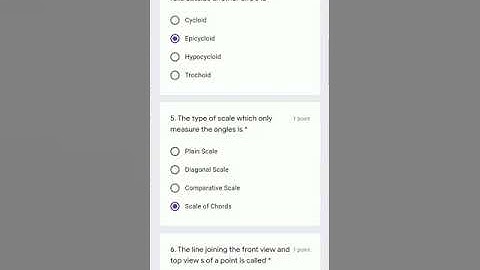 Quiz on Engineering Graphics   |Free E-certificate|online quiz