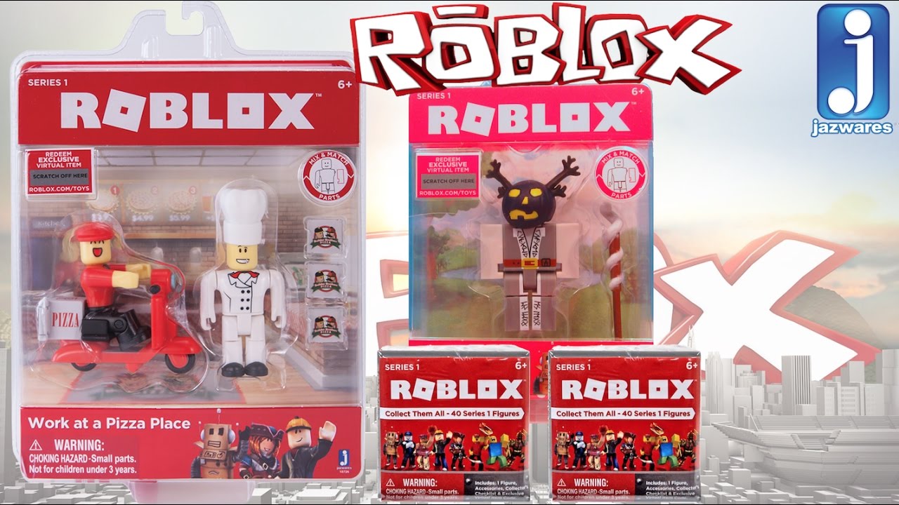 roblox series 1 officer zombie action figure mystery box virtual