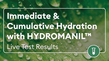 Immediate & Cumulative Hydration with HYDROMANIL™