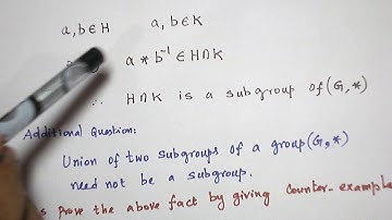 (TAMIL)SUBGROUPS THEOREM 2