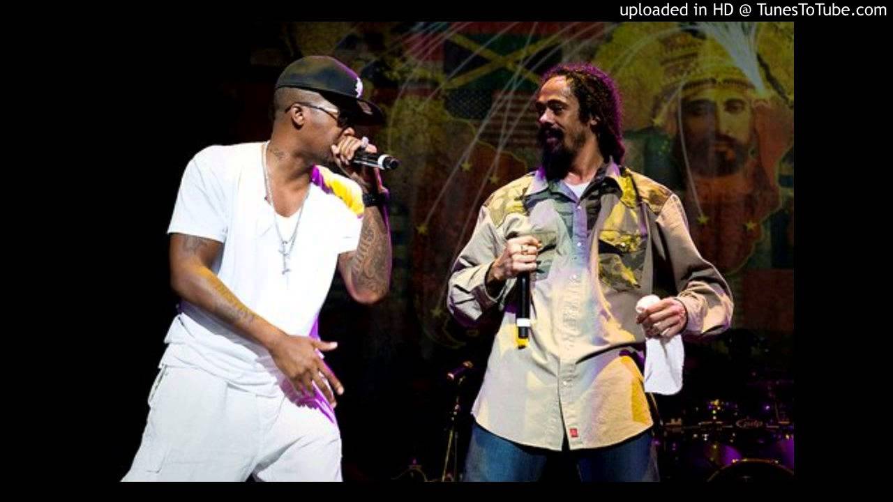 Damian Marley & Nas - Africa Must Wake Up ft. Knaan (Rock The Bells, NY 7-19-09)