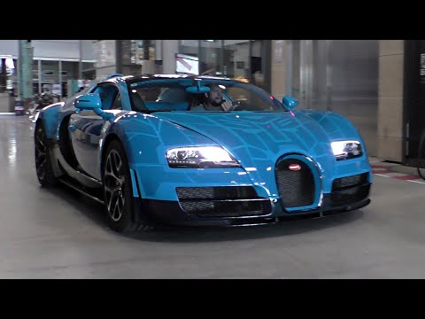 Bugatti Veyron Grand Sport Vitesse (Transformers) | Start up + Driving | Munich