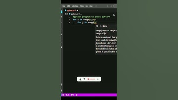 Python program to print pattern #python #pythonprogramming #patternprinting #patternprogram#pattern