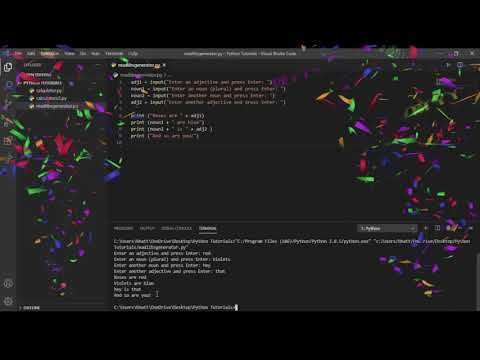 How to make MadLibsGenerator | Python | Vs Code