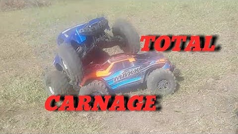 TRAXXAS MAXX REDCAT RACING KAIJU: Awesome BASH!!!