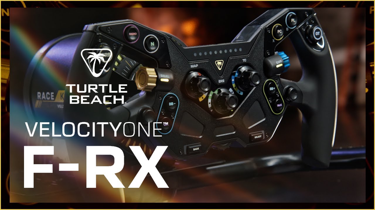VelocityOne™ F-RX Formula Wheel Trailer (Formula Style Sim Racing Wheel)