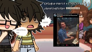 Epilogue party + Carlton react to cheating byler ! // 1/2 // bbyzain