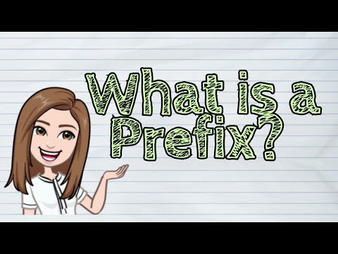 Wideo: Jaki prefiks oznacza ludzi?