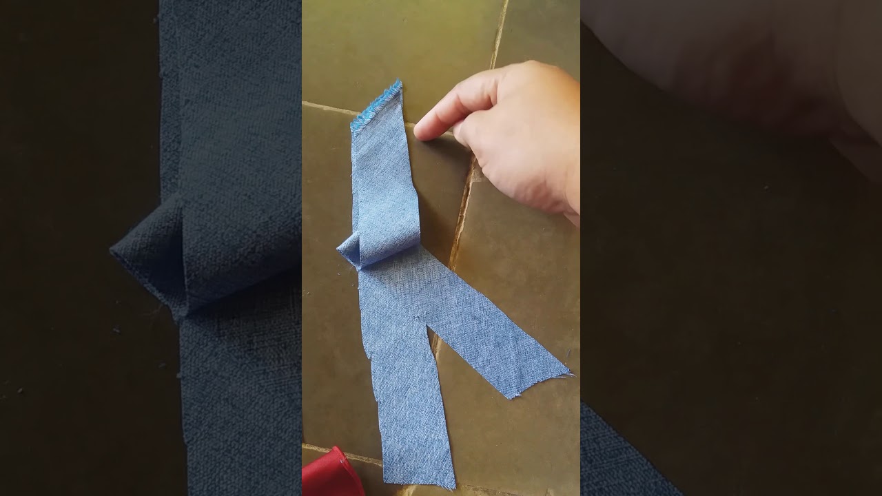 cara memotong kain untuk bisban