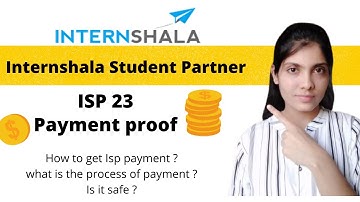 Payment proof Internshala ISP23| Internshala student partner proof| ISP |Internshala internships#isp