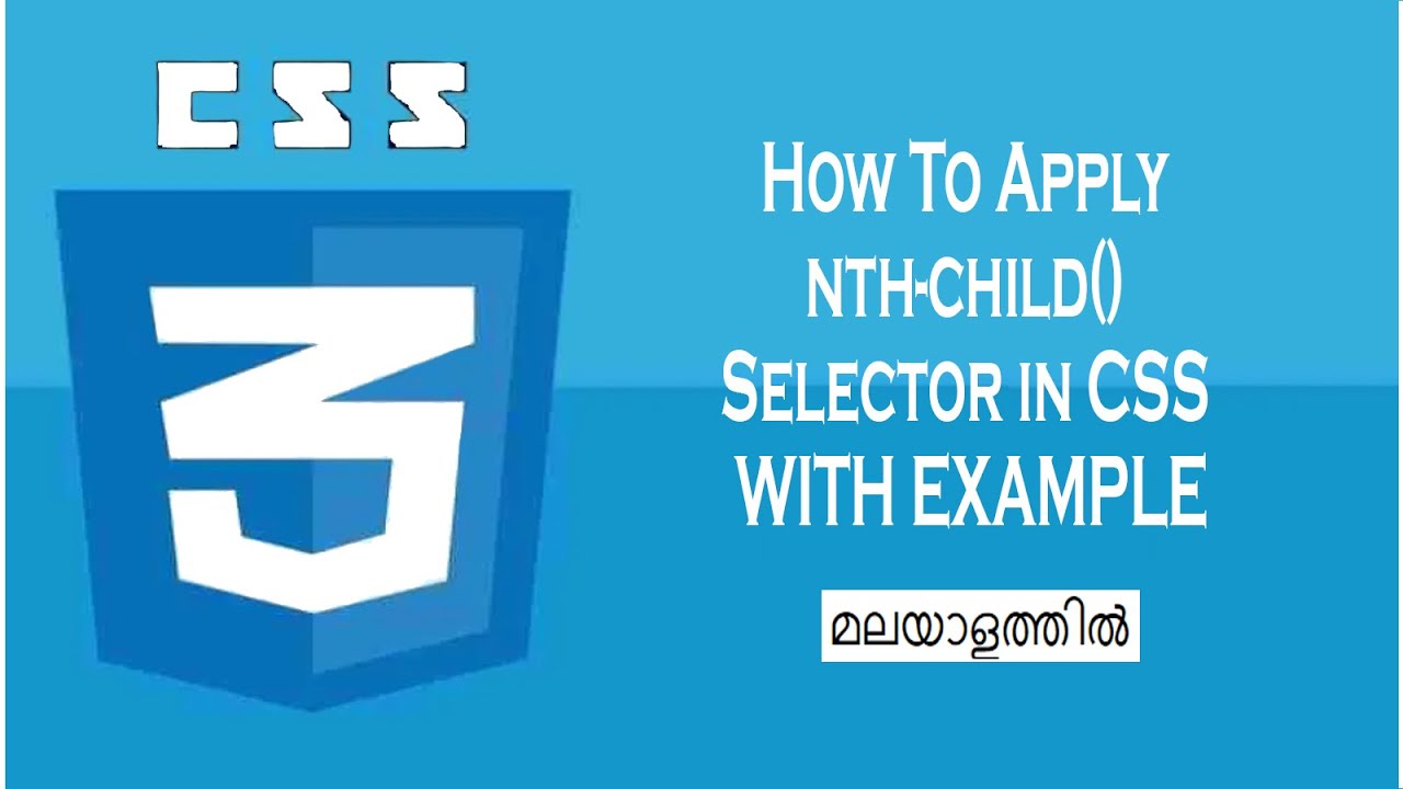 CSS Nth child Selector Usage Explained In Malayalam With Example css-nth-child-selector-usage-explained-in-malayalam-with-example