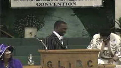 Evangelist Reginald Moore in Houston, Texas - clip 1