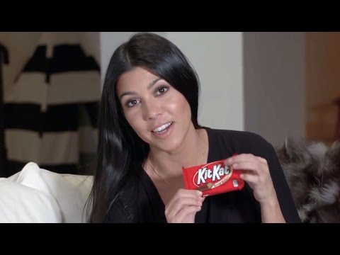 Kourtney Kardashian's Kit Kat Eating Technique is Borderline Insane