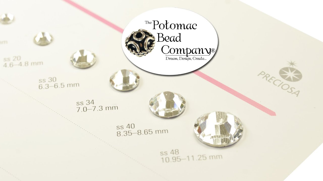 Crystal Bead Size Chart