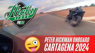 Peter Hickman at Cartagena 2024 | Helmet Camera