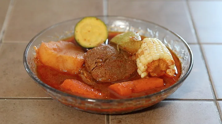 COMO HACER MOLE DE OLLA/CALDO DE RES ROJO | Cocina...