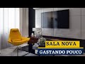 9 DICAS GASTANDO POUCO PARA DAR UMA CARA NOVA À SUA SALA PEQUENA