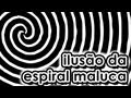 ILUSÃO de ÓTICA da espiral maluca - Spiral optical illusion