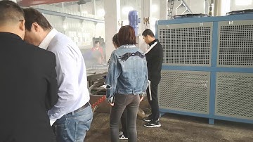 Twin Screw Extruder with Water Flow & spray Pelletizing for PA Nylon