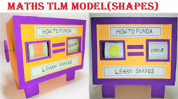 Maths TLM working model  | howtofunda | teaching aids | TLM model making @craftpiller