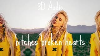 (3D Audio) Billie Eilish - bitches broken hearts | (ASMR)