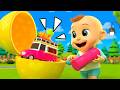 Colors & Numbers with Surprise Eggs & Animals on the Farm | Newborn Baby Rhymes with Baby LaLa