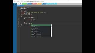 Program: Alphabet triangle