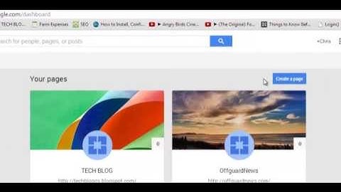 How To Create a Google + Page