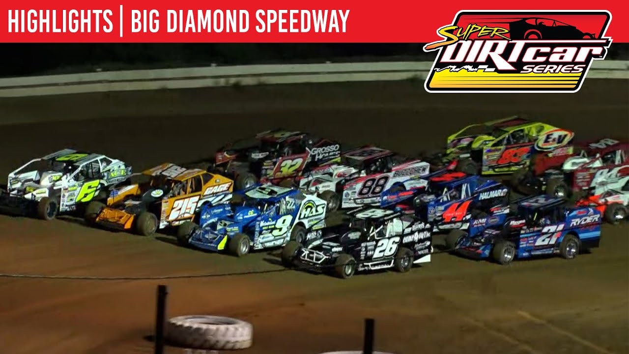 Super DIRTcar Series Big Block Modifieds Big Diamond Speedway July 13 ...